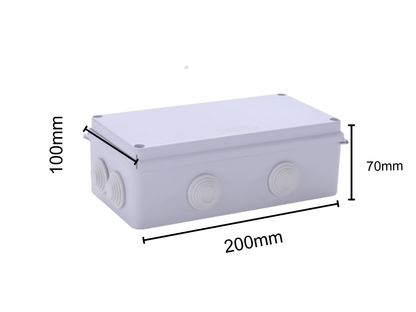 Waterproof Junction Box – IP55 and IP65 Electrical Cable Enclosure, ABS Plastic Dustproof Outdoor Case
