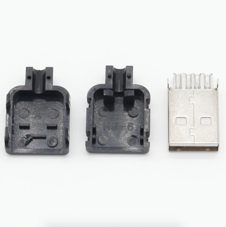 USB DIY Connector Shell Type A Male Plug