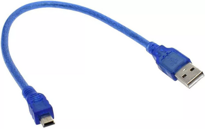 USB Cable Mini B Male to Type A Male for Arduino Nano 30CM