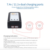 IMAX RC B3 Pro Compact Balance Charger for 2S 3S 7.4V 11.1V Lithium LiPo Battery - circuitrocks