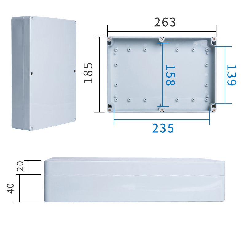 Weatherproof Enclosure IP65 NEMA 4 ABS