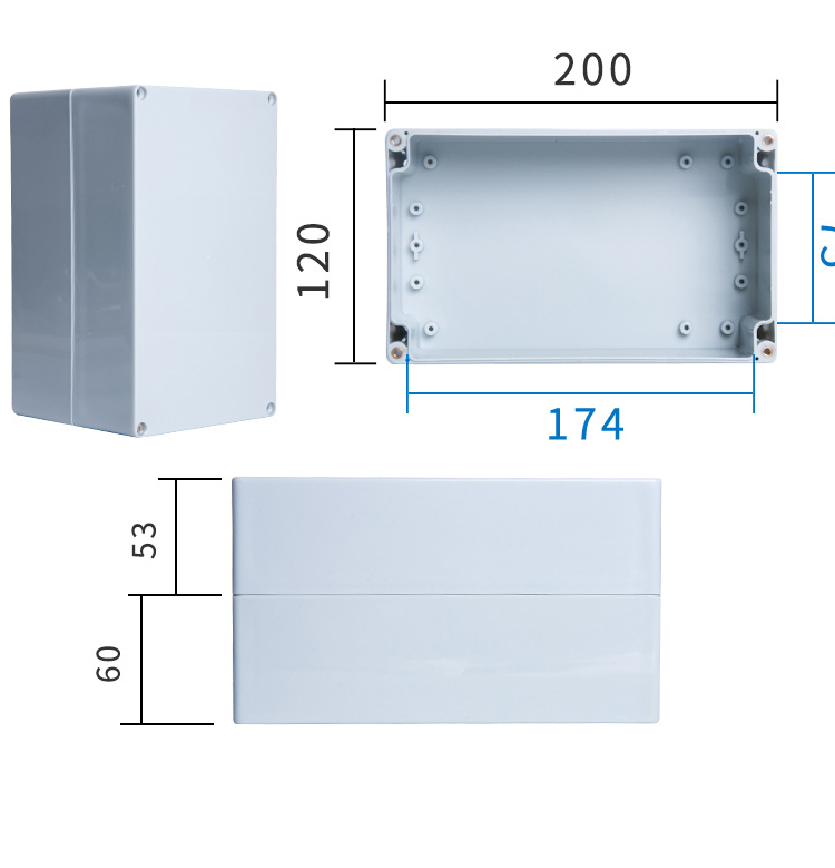 Weatherproof Enclosure IP65 NEMA 4 ABS