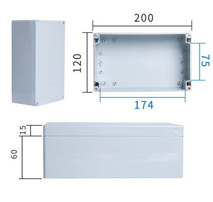 Weatherproof Enclosure IP65 NEMA 4 ABS