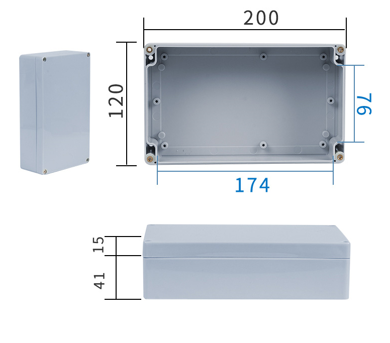 Weatherproof Enclosure IP65 NEMA 4 ABS