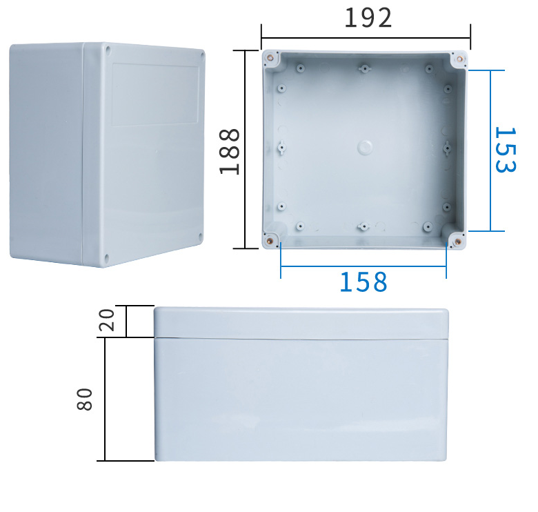 Weatherproof Enclosure IP65 NEMA 4 ABS