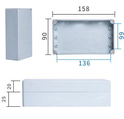 Weatherproof Enclosure IP65 NEMA 4 ABS