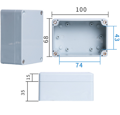 Weatherproof Enclosure IP65 NEMA 4 ABS