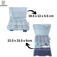 Latching Multi Compartment Case Storage Box - circuitrocks