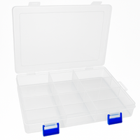 Latching Multi Compartment Case Storage Box - circuitrocks