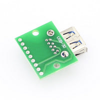 USB 3.0 Type-A Female Connector Breakout Board - circuitrocks