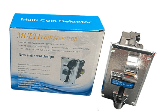 Coin Acceptor Multi Coin Selector Anti-Hook