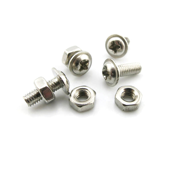 M3 Stainless Steel Cross Round Head Screw With Gasket