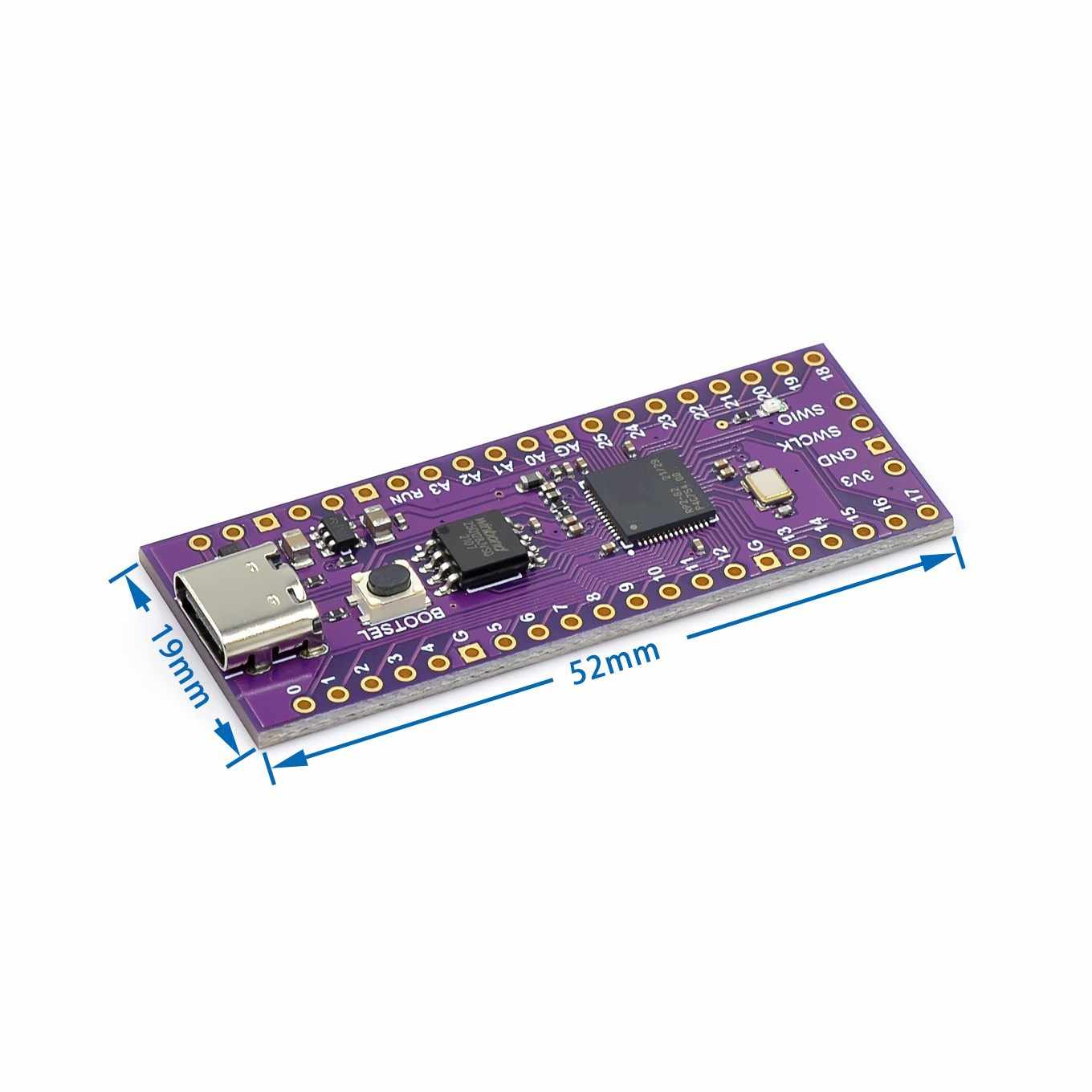 Pico RP2040 128Mbit 16M/4MB Microcontroller Development Board