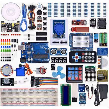 Arduino UNO R3 Starter Kit with Sensors