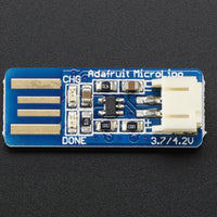 Adafruit Micro Lipo USB LiIon / LiPoly charger v1 - circuitrocks