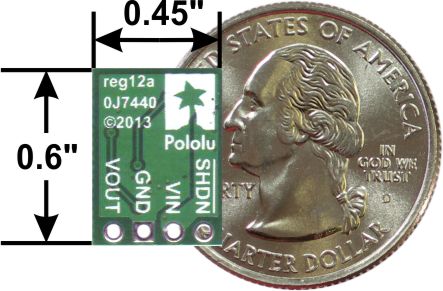 Adjustable Step-Up Voltage Regulator U1V11A Pololu