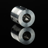Aluminum Flex Shaft Coupler - 5mm to 10mm for Stepper Motors - circuitrocks