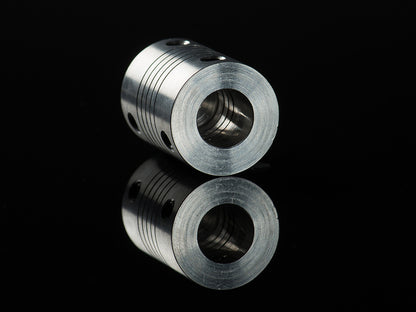 Aluminum Flex Shaft Coupler - 5mm to 10mm for Stepper Motors