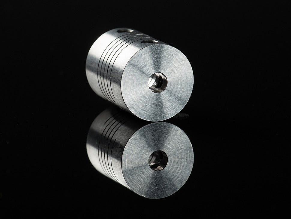 Aluminum Flex Shaft Coupler - 5mm to 10mm for Stepper Motors