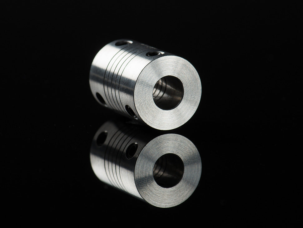 Aluminum Flex Shaft Coupler - 5mm to 8mm for Stepper Motors