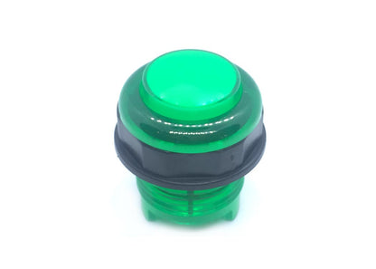 Arcade Button with LED 30mm Translucent Green