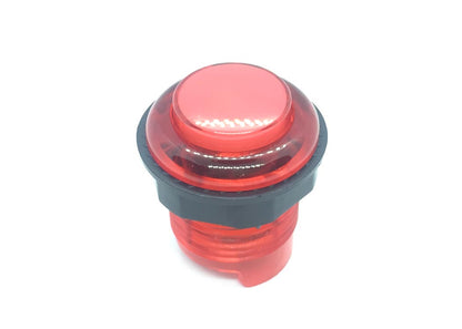 Arcade Button with LED 30mm Translucent Red