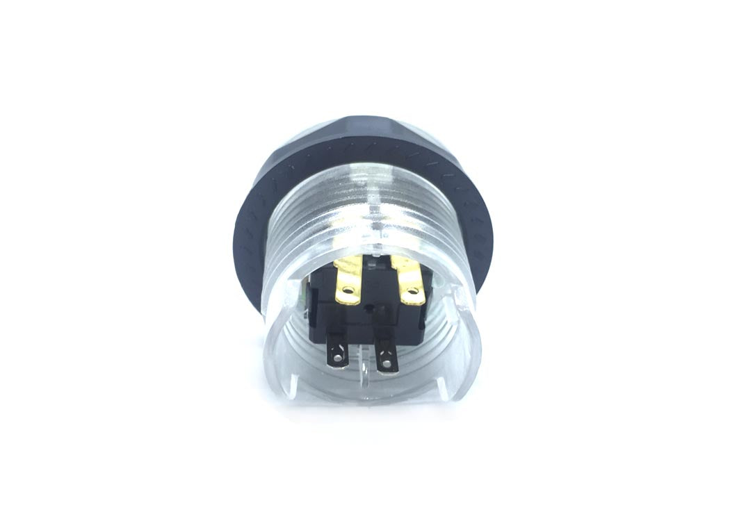 Arcade Button with LED 30mm Translucent White