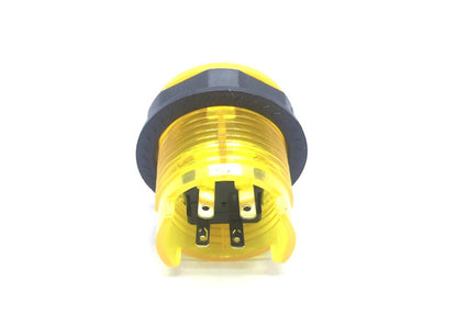 Arcade Button with LED 30mm Translucent Yellow