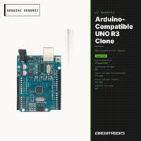 Arduino-Compatible UNO R3 Clone - CH340 USB, ATmega328P - genuine, circuit.rocks