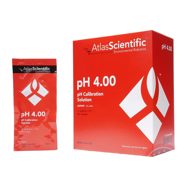 Atlas Scientific pH 4.00 Calibration 25-Pack (ASPH4P-25)