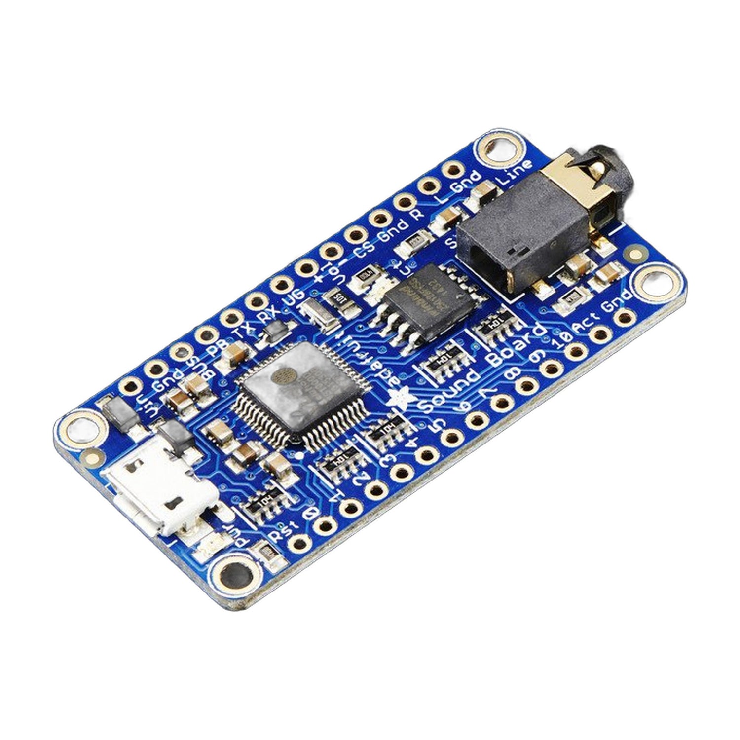 Adafruit Audio FX Sound Board 16MB - WAV/OGG Trigger - circuit.rocks