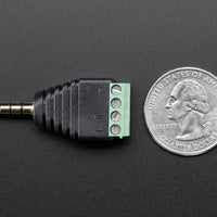 Audio Plug Terminal Block 3.5mm 4-Pole TRRS - view 2