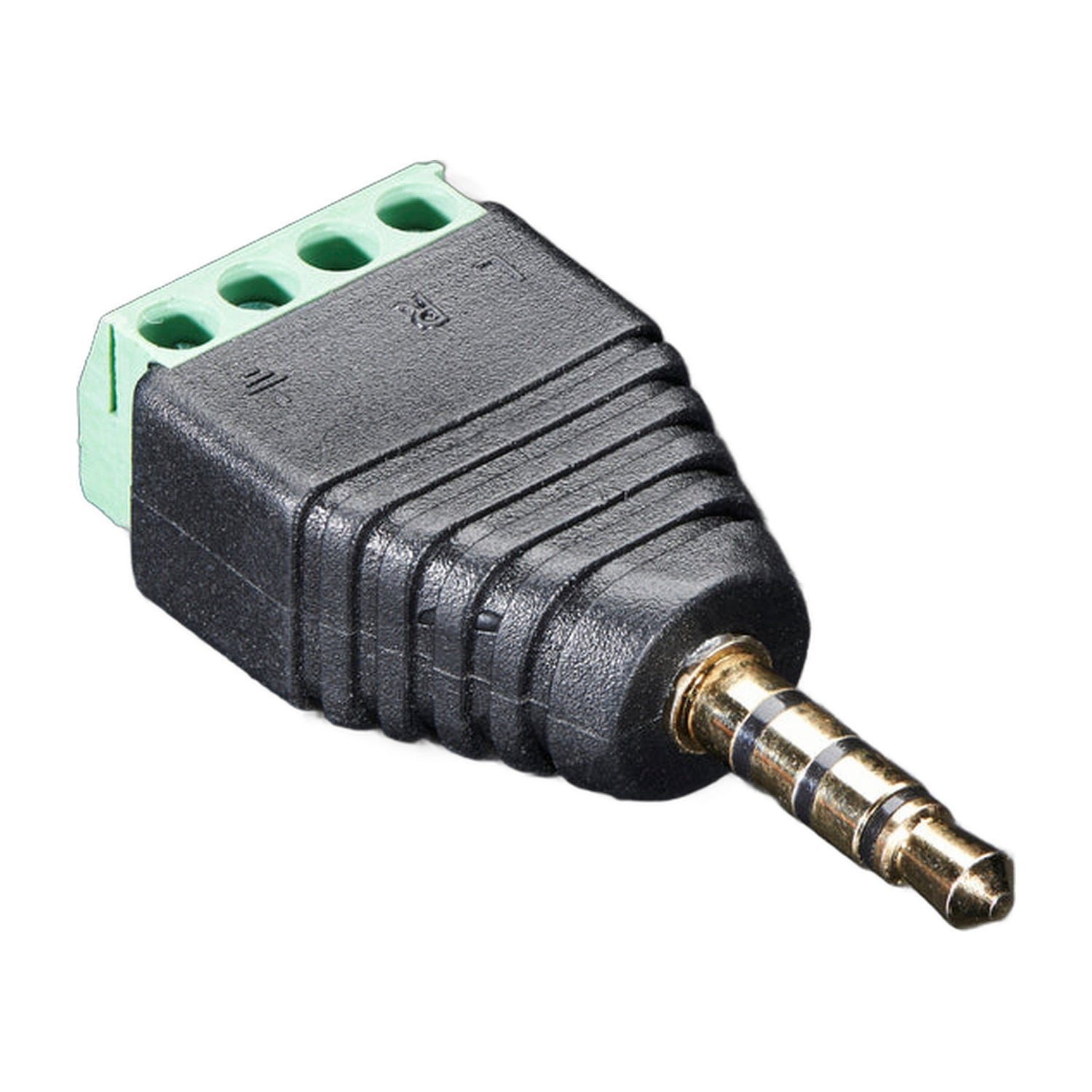 Audio Plug Terminal Block 3.5mm 4-Pole TRRS - circuit.rocks