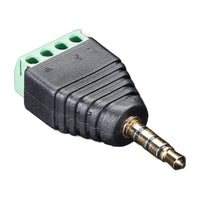 Audio Plug Terminal Block 3.5mm 4-Pole TRRS - circuit.rocks