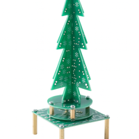 TwinkleSpin DIY LED Xmas Tree Music Box Rotating - view 2