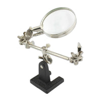 Third Hand Tool w/ Magnifying Glass - Soldering Helping Hand - circuit.rocks