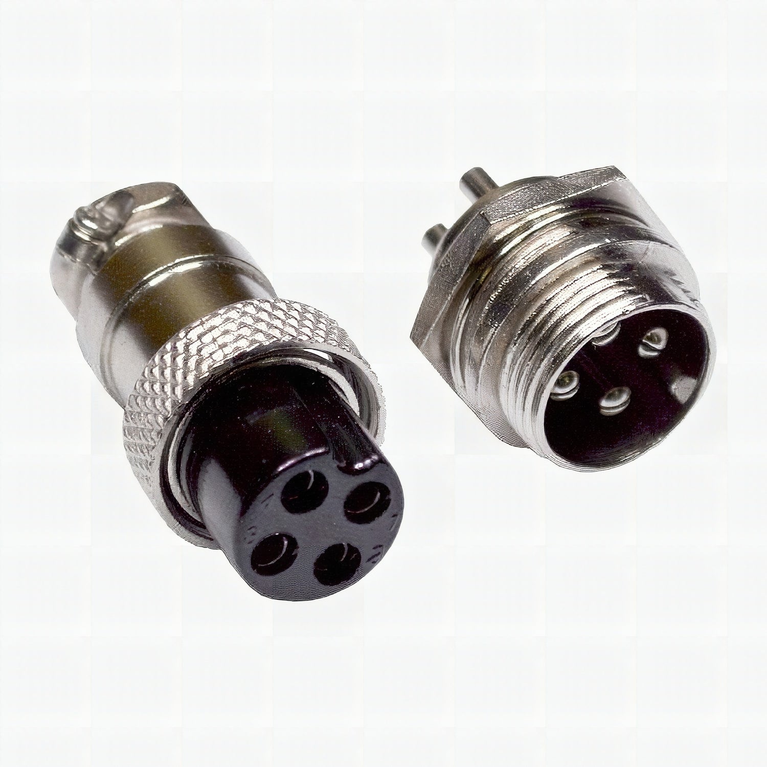 Aviation Plug GX16-4 Metal Male/Female Panel