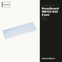 Breadboard MB102 830 Point - Solderless Prototype Board - genuine, circuit.rocks