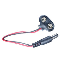 9V Battery to DC Jack Connector 2pcs (2410)