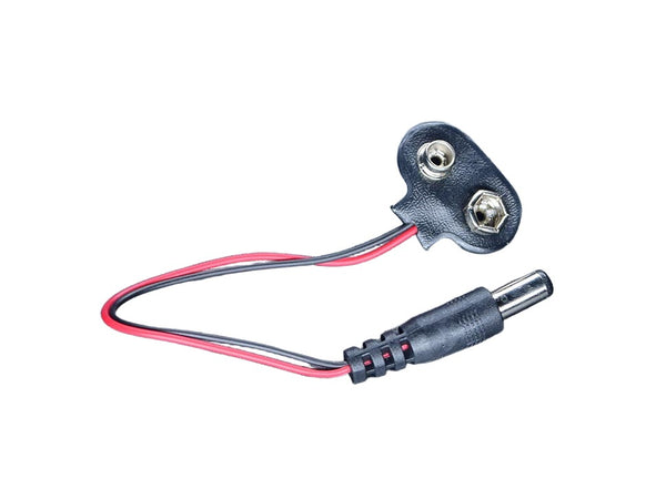 9V Battery to DC Jack Connector 2pcs (2410)