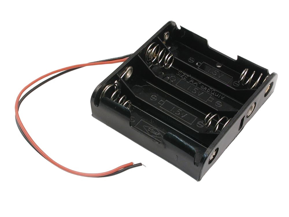 Battery Holder 4xAA 6V (AJ300)