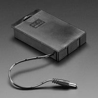 6xAA Battery Holder w/ 5.5x2.1mm DC Plug - 9V Output
