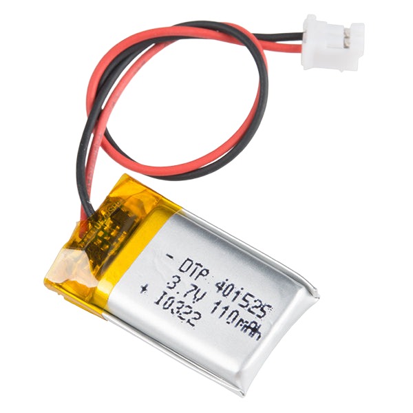 SparkFun Li-Ion Battery 110mAh (PRT-13853)