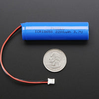 Battery Lithium Ion Cylindrical 3.7v 2200mAh - circuitrocks