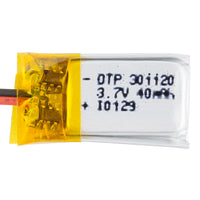 Battery Polymer Lithium Ion 40mAh - image 2
