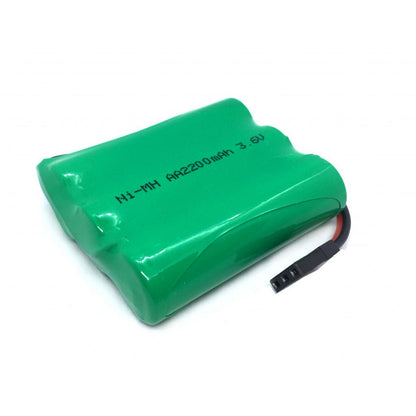 Battery Rechargeable NiMH Pack 3.6 V 2200 mAh 3x1 AA Cells