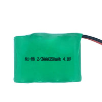 Pololu NiMH Pack 4.8V 350mAh 4x1 2/3-AAA - POL2241 - view 4