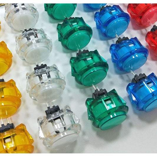 Push Button 30Mm Clear Round Arcade Durable Micro Switch Joystick Diy Accessories