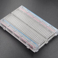 Breadboard 400 Tie Point Interlocking Solderless Crystal - circuitrocks