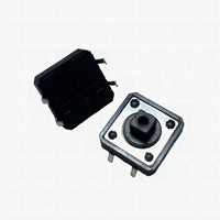 Breadboard-Friendly Momentary Pushbutton SPST 10pcs
